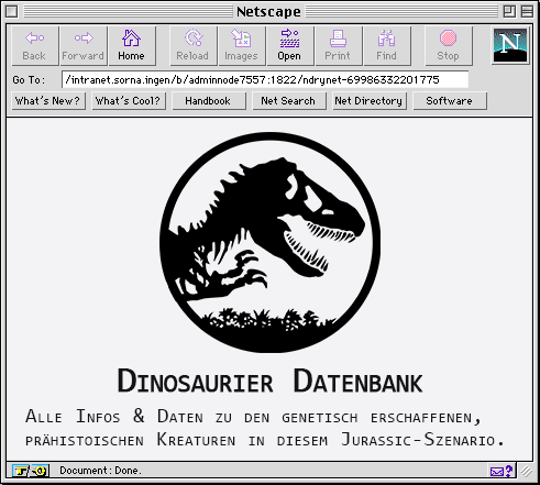 Bild-Link zur Dinosaurier Datenbank
